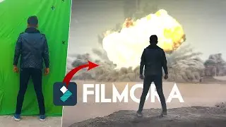 I Try Filmora For Green Screen Explosion VFX ll Why Filmora Is Fastest ?