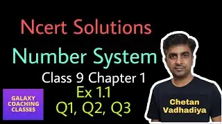 Ex 1.1, q1,q2, q3 Class 9 Maths, Ncert solution Chapter 1 Number System