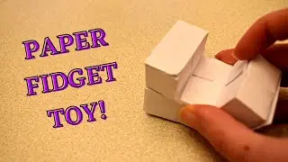 How To Make A Paper Infinity Cube - Easy Paper Fidget Toy - Origami