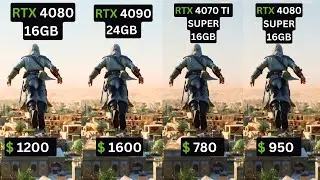 RTX 4070 TI SUPER vs RTX 4080 vs RTX 4080 SUPER vs RTX 4090
