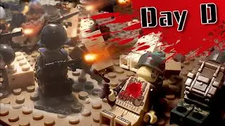 Lego War Day D ( lego  stopmotion) / Лего война День Д ( лего мультик).