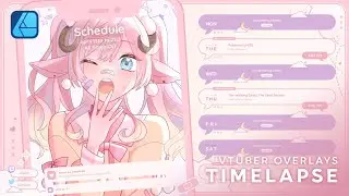 Vtuber Schedule for XiiaLiaVT 「 TIMELAPSE 」|  Vtuber Graphics, Stream Assets & Overlays