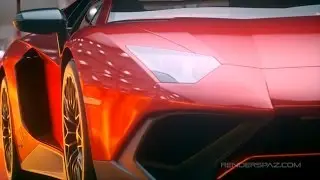 Octane Render + Animation Lamborghini Aventador LP750-4 SV