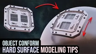 Master Hard Surface Detailing: Lattice & Shrinkwrap Workflow (Blender 4)