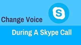 How to change voice during a skype call