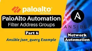 Palo Alto Automation: Filter Address Group Objects using Ansible json_query filter Playbook Example