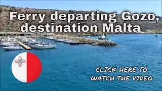 Ferry departing Gozo, destination Malta