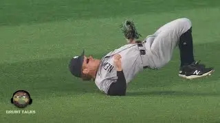 Harrison Bader robs George Springer & does a Kip-Up!!