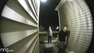 2 men captured on Security video up to no good in Plainfield, Il.