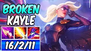 BROKEN KAYLE FULL AP BURST GAMEPLAY | Best Build & Runes | League of Legends