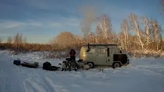 ЗА НОВОГОДНИМ НАЛИМОМ!!В -30 ЧУТЬ НЕ ЗАМЕРЗЛИ В ПАЛАТКЕ!!