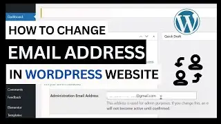 How To Change Email Address in WordPress Website