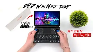 GPD Win Mini Ryzen 8840U First Look, New VRR Screen + Faster APU! Hands On Testing