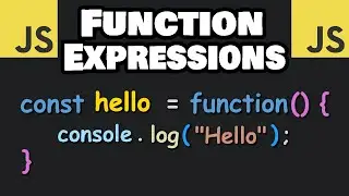 JavaScript FUNCTION EXPRESSIONS in 7 minutes! 🐣