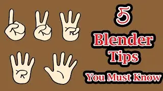 5 Useful Tips in Blender That You Must Know | Easy & Quick Guide | Blender 2.9x | Eevee & Cycles