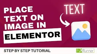 How To Place Text On Image In Elementor