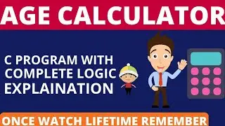 Age calculator in c programming | Tech Projects