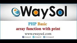 PHP basic array function with print | eWaySol