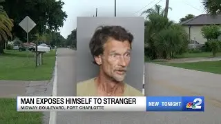 Port Charlotte man exposes himself outside neighbors home