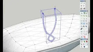 Bath hose falling in a tub | SketchUp