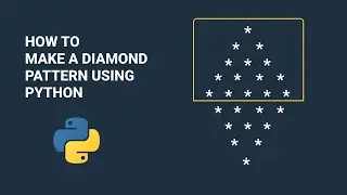 How to print Diamond pattern using python for beginners