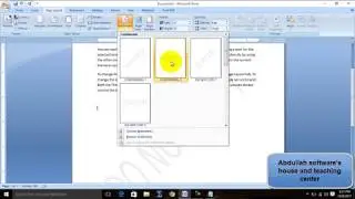 How to add watermark in a document in ms word