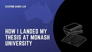 How I Landed my Thesis at Monash University