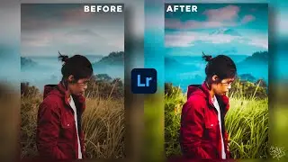 Lightroom Photo Editing Tutorial | SkyBule and Red Preset | By SNR Tutorial