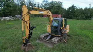 Buying and Fixing a mid sized excavator : Deere 80C