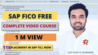 SAP FICO HANA training for beginners  | FICO Basic settings Complete Fico Course