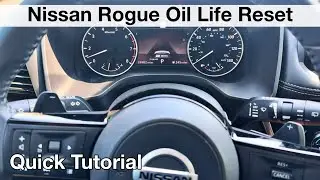 2021 Nissan Rogue Oil Life Reset