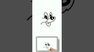 How to draw Tom from the cartoon Tom and Jerry #coloring #painting #drawing