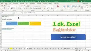 Excel 1 Dakika - Bağlantı / Link Oluşturma