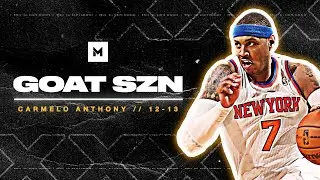 Never Forget When Carmelo Anthony Was a SUPERSTAR! 2012-13 Highlights | GOAT SZN