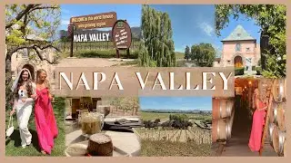 NAPA VALLEY VLOG | bachelorette party, exploring wineries, Napa Valley Wine Train, & places to eat!