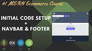 Setting up the code | Build & Deploy a MERN Ecommerce Website | Part 1