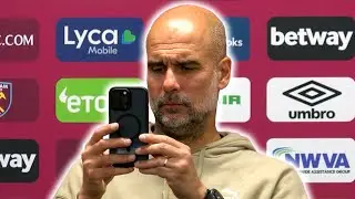 🔴 LIVE | Pep Guardiola post-match press conference ⚽ West Ham 1-3 Man City