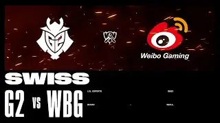 G2 vs. WBG - Game 1 | Swiss Stage | 2023 Worlds | G2 Esports v Weibo Gaming (2023)