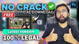 🔥Finally Download Adobe Photoshop Laest Version For Free 2024|| No Crack || Legal Method||Best Trick