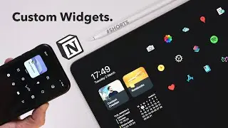 Notion on iOS: Custom Widgets in 60 Seconds #Shorts