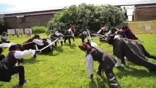 Историческое фехтование Силуэт в крепости Орешек