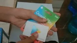 Unboxing Google Play gift Card on Cash on delivery