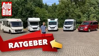 Wohnmobile (2022) | Welches Camper ist das richtige für mich? | Ratgeber mit Alexander Failing