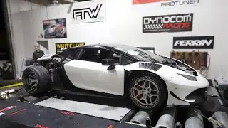 LS Swapped Lamborghini Huracan Dyno Pulls