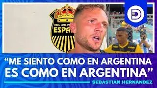 Sebastián Hernández compara el ambiente del Estadio Morazán con la pasión del fútbol argentino