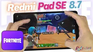 Xiaomi Redmi Pad SE 8.7 Fortnite Mobile Gaming Review | FPS & Battery Drain test