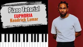 🎹EUPHORIA by Kendrick Lamar (easy piano tutorial lesson free)