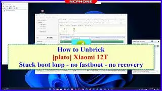 [plato] How to Unrbick Xiaomi 12T Stuck boot loop - no fastboot - no recovery