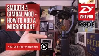Zhiyun Smooth 4 Gimbal Mod 📱 | How to add a microphone