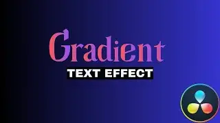 How to make a Rainbow Text Effect in DaVinci Resolve 18